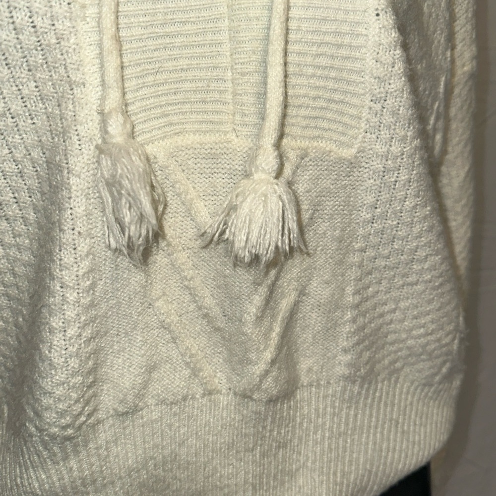 CENTRAL PARK WEST/ NEW YORK Anthropologie Hooded Pullover Sweater Size S N2 - Picture 5 of 7
